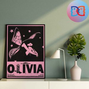 Olivia Rodrigo Guts World Tour In Nashville TN March 9th 2024 Fan Gift Home Decor Poster Canvas