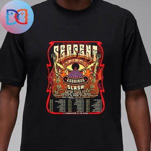 Slash Announces Summer 2024 Traveling Blues Serpent Festival Fan Gift Classic Shirt