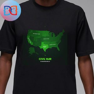 Civil War Movie The US Map Classic T-Shirt