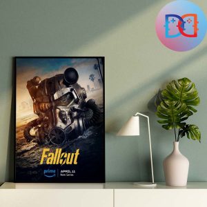 Fallout New Series Movie 2024 Release April 11 On Prime Video Home Decor Poster Canvas