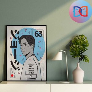 George Russell At The Japanese GP Anime Home Decor Poster Canvas
