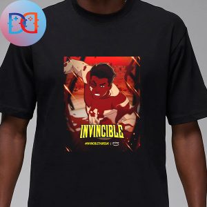 Invincible Season 2 Finale With A Bloody Classic T-Shirt