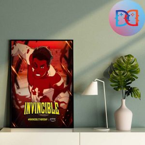 Invincible Season 2 Finale With A Bloody Home Decor Poster Canvas