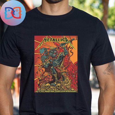 Metallica Concert at Estadio Cívitas Metropolitano in Madrid Spain on July 12 2024 Fan Gifts Unisex T-Shirt
