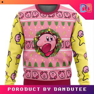 Kirby Game Ugly Christmas Sweater