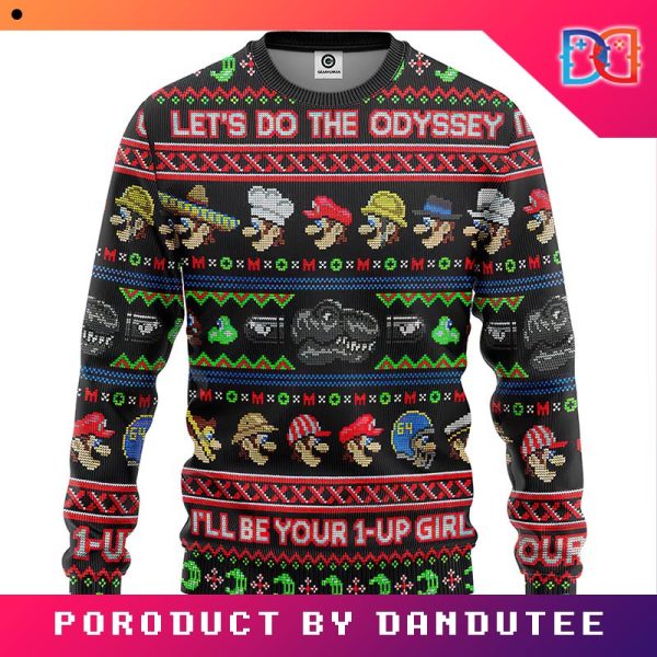 Mario Ugly Christmas Game Ugly Christmas Sweater