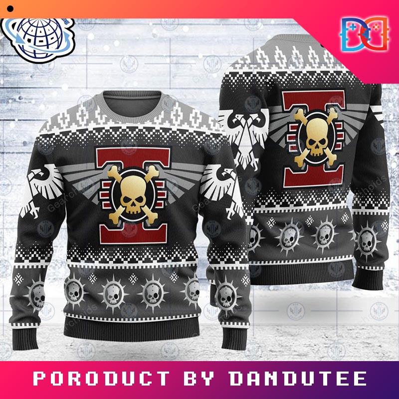 Warhammer 40k Deathwatch Iconic Game Ugly Christmas Sweater - Dandutee