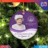 Queen Elizabeth Platinum Jubilee Majesty The Christmas Ornaments