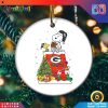 Snoopy Football Plate Xmas Snoopy NFL Hallmark Christmas Ornaments