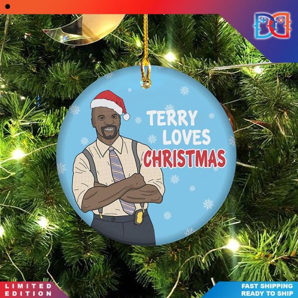 Terry Crews Brooklyn 99 Loves  Christmas Ornaments