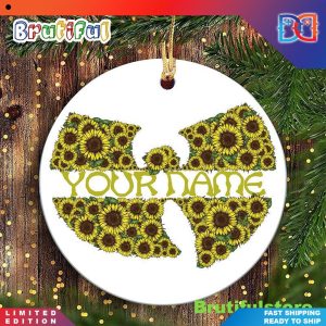 Wutang Clan Logo Sun Flower Wu Tang Christmas Ornaments