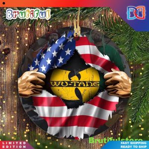 Wutang Clan Logo USA Wu Tang Christmas Ornaments