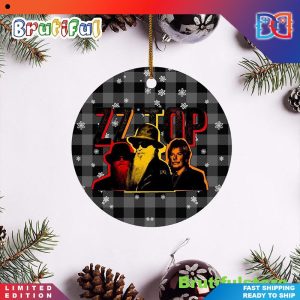 ZZ Top Merry Christmas Hip Hop Christmas Ornament