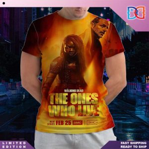 The Ones Who Live Featuring Michonne And Rick Grimes The Walking Dead World New Series 25 Feb 2024 All Over Print Shirt