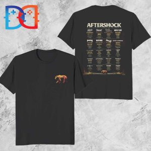 Aftershock Festival 2024 Lineup And Logo Fan Gifts Two Side Classic Shirt