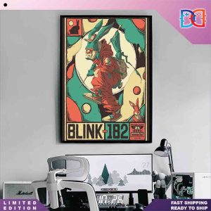 Blink-182 Feb 21 2024 Brisbane Entertainment Centre Brisbane QLD Fan Gift Home Decor Poster Canvas