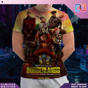 First Poster For The Live Action BORDERLANDS Movie On August 9 2024 Fan Gift All Over Print Shirt
