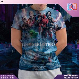 Ghostbusters Frozen Empire New Poster In Theaters On March 22 2024 Fan Gift All Over Print Shirt