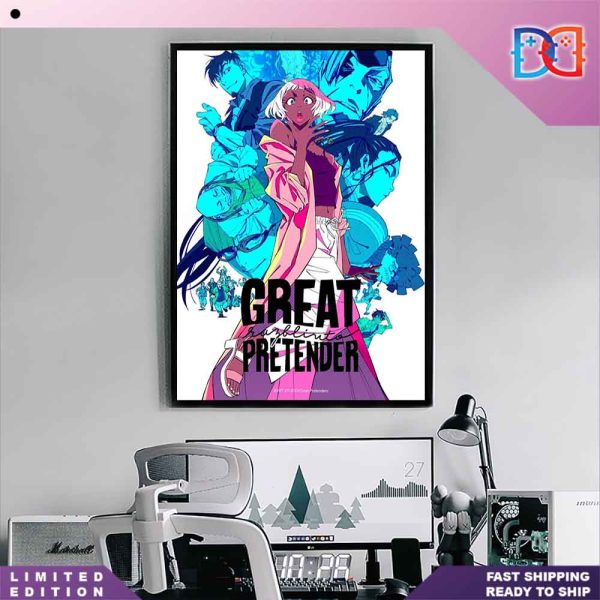 Great Pretender Razbliuto Anime Fan Gifts Home Decor Poster Canvas