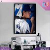 Los Angeles Dodgers Shohei In Blue Photo 1 Fan Gifts Home Decor Poster Canvas