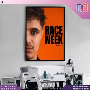 McLaren Lando Norris F1 Bahrain GP Race Week 2024 Fan Gifts Home Decor Poster Canvas