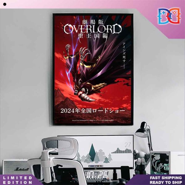 Overlord The Movie The Sacred Kingdom Scheduled For 2024 Fan Gifts Home Decor Poster Canvas