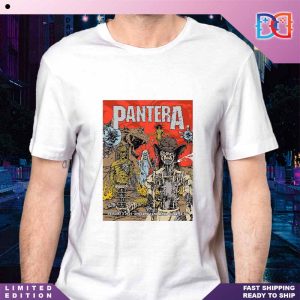Pantera Tour February 3 2024 Amerant Bank Arena Sunrise Florida Cowboys Skull Classic T-Shirt