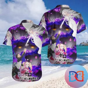 ReZERO Starting Life In Another World 3rd Season Anime Releases 1st Key Visual Fan Gifts Hawaiian Shirt