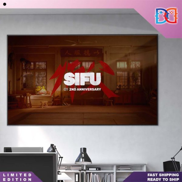 SIFU 2nd Anniversary On The 10th Fan Gifts Home Decor Poster Canvas