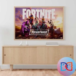 Fortnite Chapter 3 Season 2 Resistance Fan Gifts Home Decor Poster Canvas