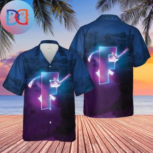 Fortnite Logo Galaxy Color 2024 Trending Hawaiian Shirt