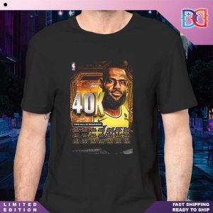 LeBron James The Journey To 40,000 Points Fan Gifts Classic Shirt