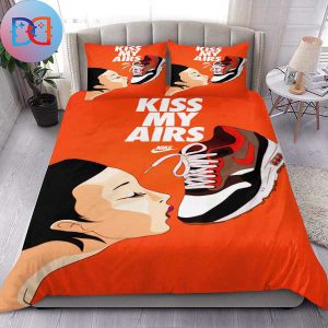 Nike Air Kiss My Airs Red Design Queen Bedding Set