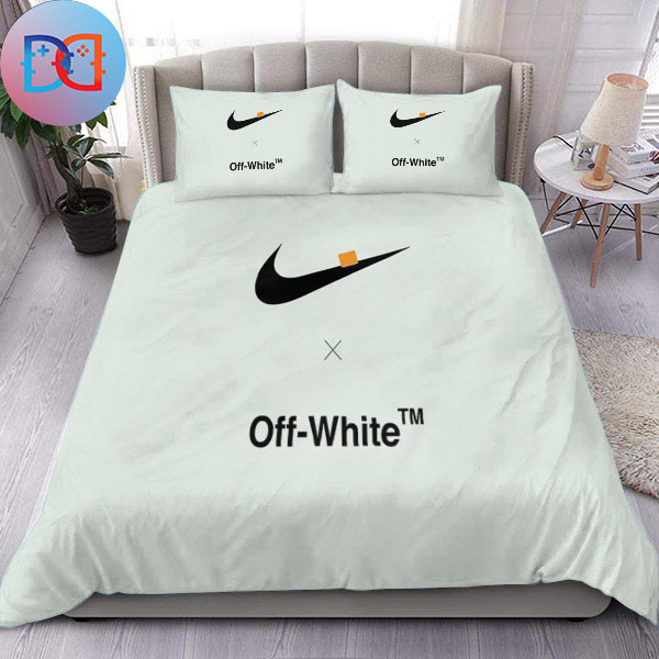 Nike X Off-White Classic Luxury Queen Bedding Set