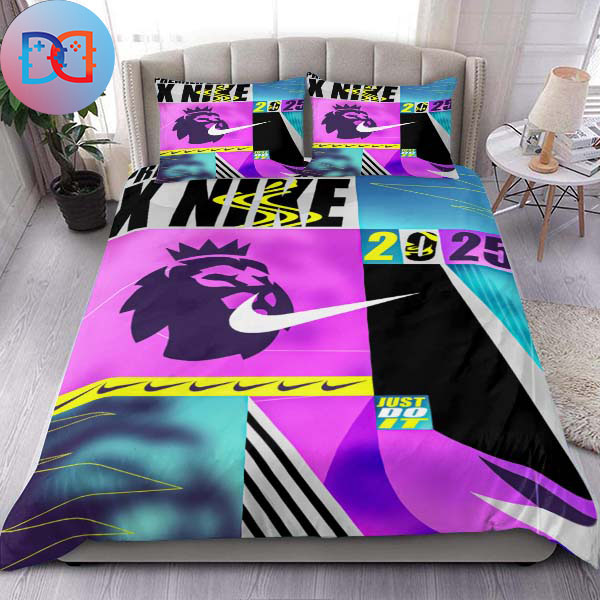Nike X Premier League 2025 Just Do It Queen Bedding Set