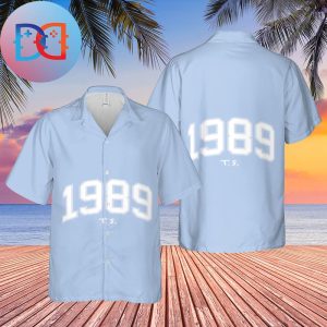 Taylor Swift 1989 Album Blue Cute 2024 Trending Hawaiian Shirt