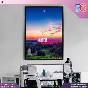 UEFA Champions League Bayern Munich At Allianz Arena Fan Gifts Home Decor Poster Canvas