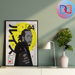 Lewis Hamilton At The Japanese GP Anime Home Decor Poster Canvas