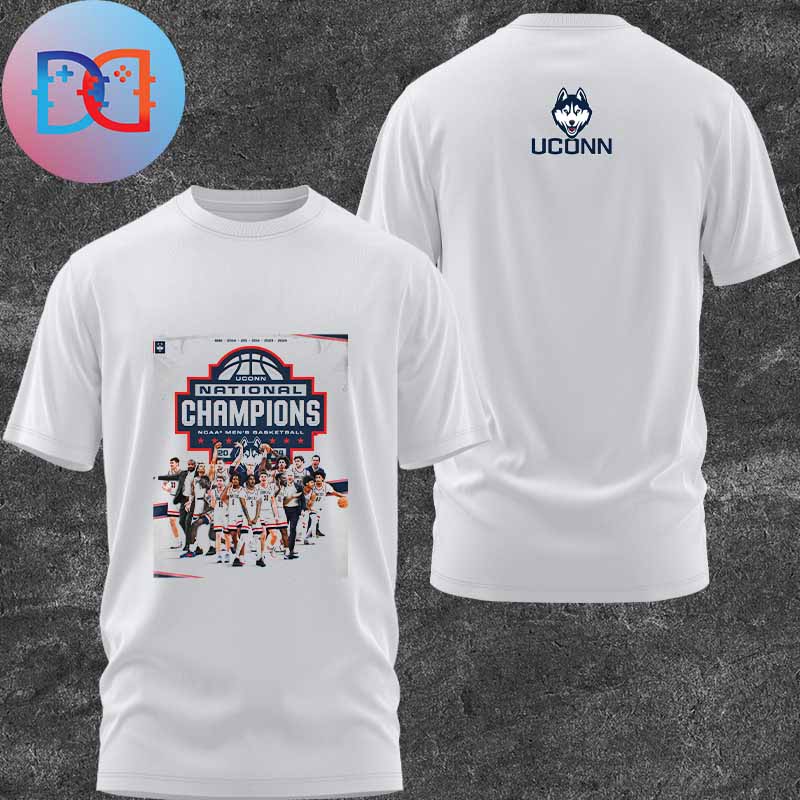 UConn Wins NCAA Men’s Basketball Championship 2024 Two Sides Classic T-Shirt