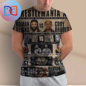 WrestleMania XL 2024 Old School Edition All Over Print Shirt